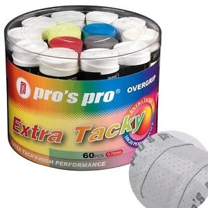 Pro's Pro Extra Tacky Grips Overgrip 60 Pack-Multi Colour